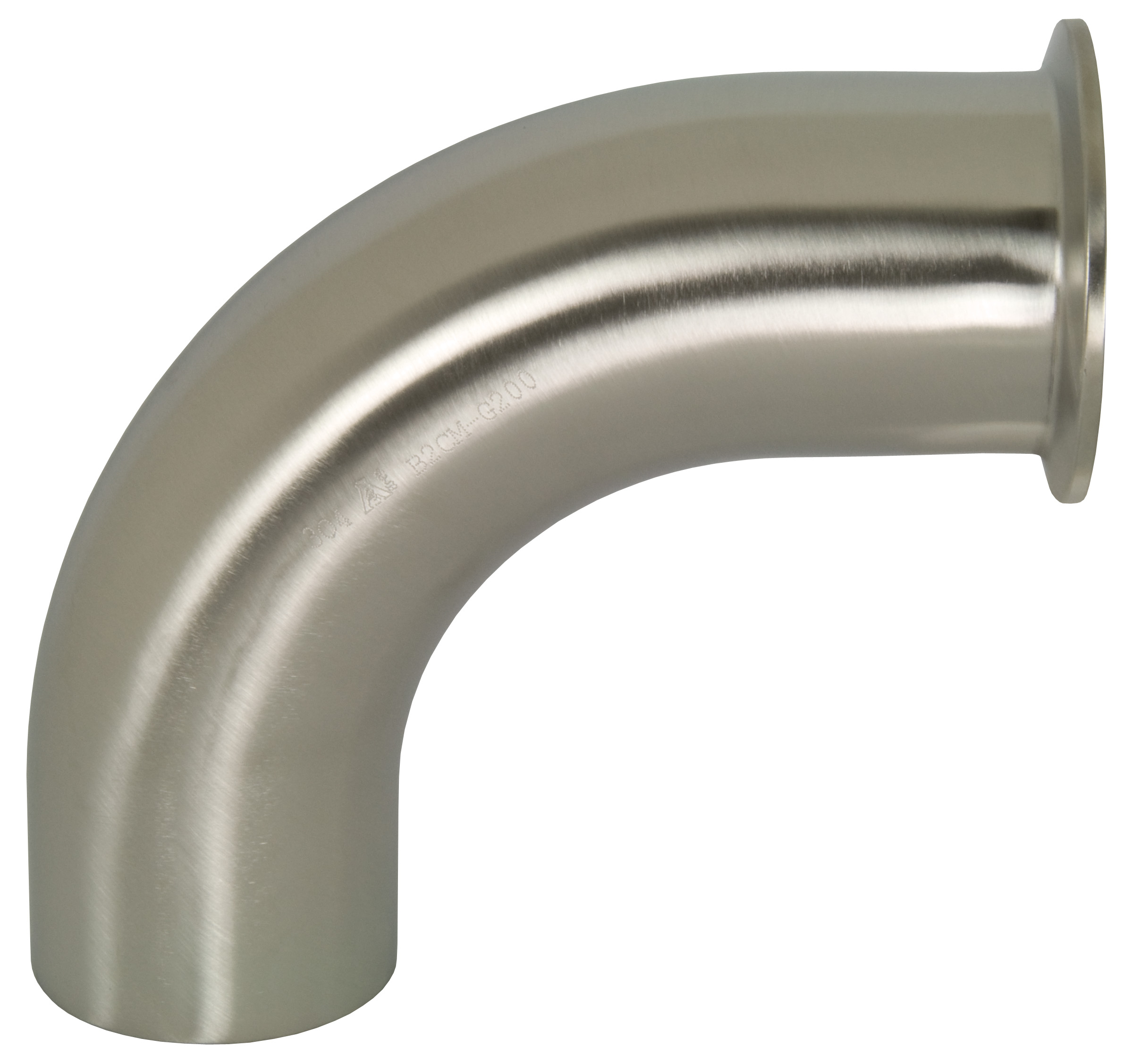 POLISHED 90° CLAMP X WELD ELBOW